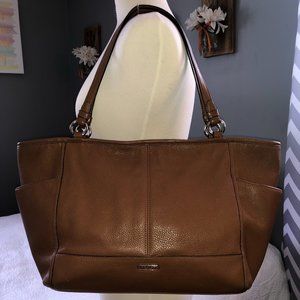 Coach Park Leather Carrie Tote F29898 Shoulder Han